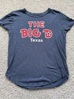 The Big D Texas Graphic Tee - Navy Blue